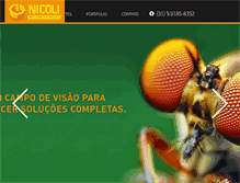 Tablet Screenshot of nicoli.com.br